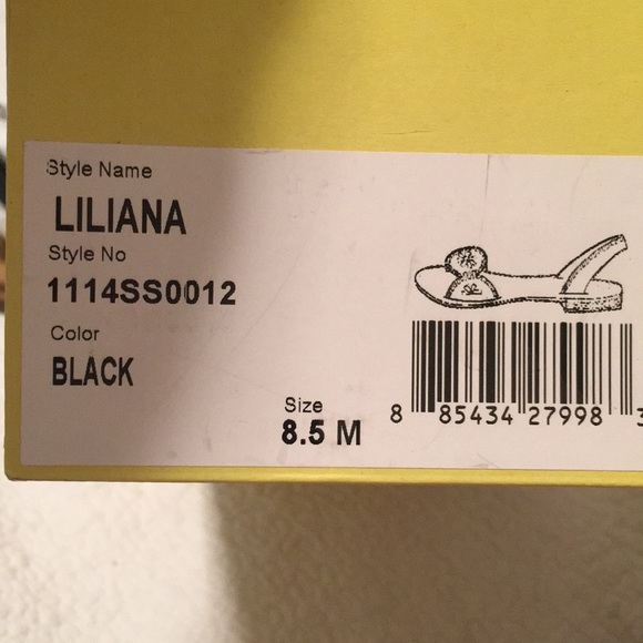 Jack Rogers black sandals NWT - Picture 2 of 2